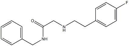 N-benzyl-2-{[2-(4-fluorophenyl)ethyl]amino}acetamide Structure