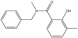 N-benzyl-2-hydroxy-N,3-dimethylbenzamide Structure