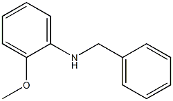 N-benzyl-2-methoxyaniline Struktur