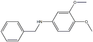 N-benzyl-3,4-dimethoxyaniline Structure