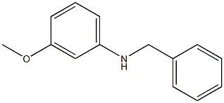 N-benzyl-3-methoxyaniline Struktur