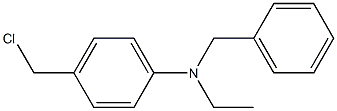 N-benzyl-4-(chloromethyl)-N-ethylaniline Struktur