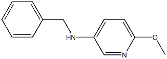 N-benzyl-6-methoxypyridin-3-amine 化学構造式