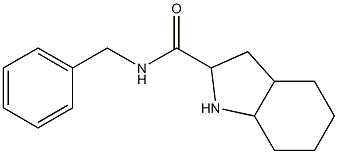 N-benzyloctahydro-1H-indole-2-carboxamide Struktur