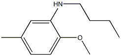 N-butyl-2-methoxy-5-methylaniline Structure