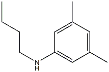 N-butyl-3,5-dimethylaniline Structure