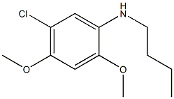 N-butyl-5-chloro-2,4-dimethoxyaniline,,结构式