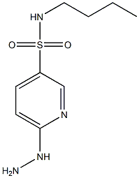 N-butyl-6-hydrazinylpyridine-3-sulfonamide