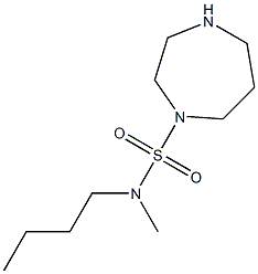 N-butyl-N-methyl-1,4-diazepane-1-sulfonamide Structure