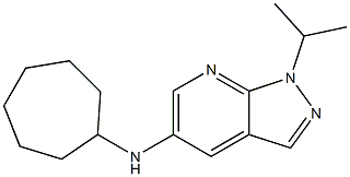  N-cycloheptyl-1-(propan-2-yl)-1H-pyrazolo[3,4-b]pyridin-5-amine