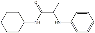 N-cyclohexyl-2-(phenylamino)propanamide|