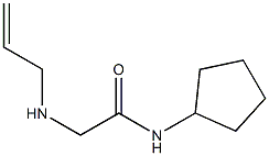 N-cyclopentyl-2-(prop-2-en-1-ylamino)acetamide