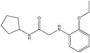 N-cyclopentyl-2-[(2-ethoxyphenyl)amino]acetamide Structure