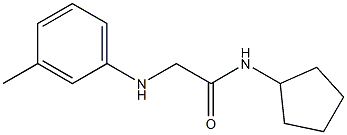  N-cyclopentyl-2-[(3-methylphenyl)amino]acetamide