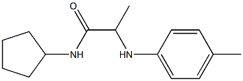 N-cyclopentyl-2-[(4-methylphenyl)amino]propanamide