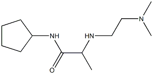 N-cyclopentyl-2-{[2-(dimethylamino)ethyl]amino}propanamide|