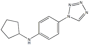 N-cyclopentyl-4-(1H-1,2,3,4-tetrazol-1-yl)aniline