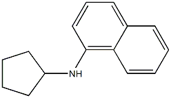 N-cyclopentylnaphthalen-1-amine 化学構造式