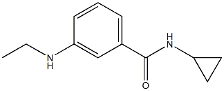 N-cyclopropyl-3-(ethylamino)benzamide Structure