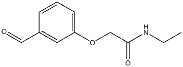 N-ethyl-2-(3-formylphenoxy)acetamide Struktur