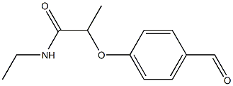 N-ethyl-2-(4-formylphenoxy)propanamide Structure