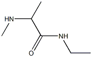 N-ethyl-2-(methylamino)propanamide Struktur