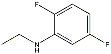 N-ethyl-2,5-difluoroaniline 化学構造式
