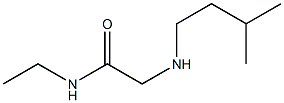 N-ethyl-2-[(3-methylbutyl)amino]acetamide|