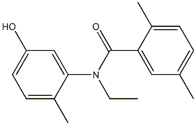 N-ethyl-N-(5-hydroxy-2-methylphenyl)-2,5-dimethylbenzamide Structure