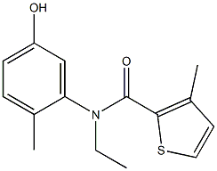 N-ethyl-N-(5-hydroxy-2-methylphenyl)-3-methylthiophene-2-carboxamide