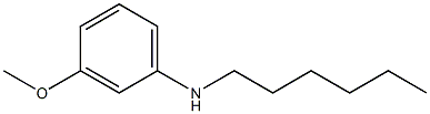 N-hexyl-3-methoxyaniline Struktur
