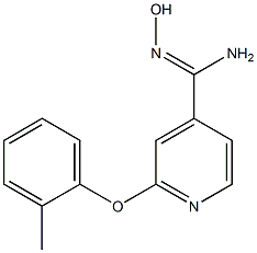 N'-hydroxy-2-(2-methylphenoxy)pyridine-4-carboximidamide