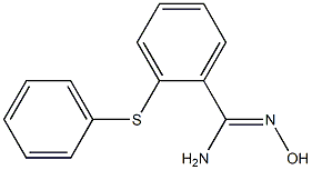 N'-hydroxy-2-(phenylsulfanyl)benzene-1-carboximidamide