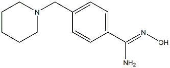 N'-hydroxy-4-(piperidin-1-ylmethyl)benzenecarboximidamide Structure