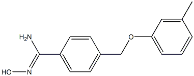 N'-hydroxy-4-[(3-methylphenoxy)methyl]benzenecarboximidamide
