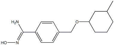 N'-hydroxy-4-{[(3-methylcyclohexyl)oxy]methyl}benzene-1-carboximidamide