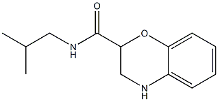 N-isobutyl-3,4-dihydro-2H-1,4-benzoxazine-2-carboxamide Structure