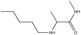 N-methyl-2-(pentylamino)propanamide Structure