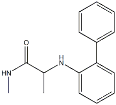 N-methyl-2-[(2-phenylphenyl)amino]propanamide