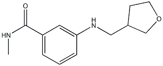 N-methyl-3-[(oxolan-3-ylmethyl)amino]benzamide 结构式