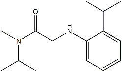  N-methyl-N-(propan-2-yl)-2-{[2-(propan-2-yl)phenyl]amino}acetamide