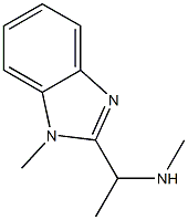 N-methyl-N-[1-(1-methyl-1H-benzimidazol-2-yl)ethyl]amine Structure