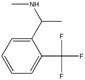 N-methyl-N-{1-[2-(trifluoromethyl)phenyl]ethyl}amine Structure