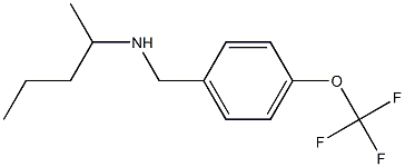 pentan-2-yl({[4-(trifluoromethoxy)phenyl]methyl})amine Structure