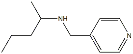 pentan-2-yl(pyridin-4-ylmethyl)amine Structure