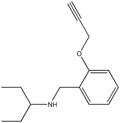  pentan-3-yl({[2-(prop-2-yn-1-yloxy)phenyl]methyl})amine