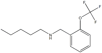 pentyl({[2-(trifluoromethoxy)phenyl]methyl})amine Structure