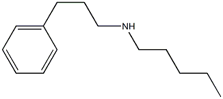 pentyl(3-phenylpropyl)amine 化学構造式