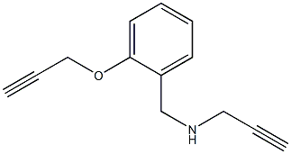prop-2-yn-1-yl({[2-(prop-2-yn-1-yloxy)phenyl]methyl})amine