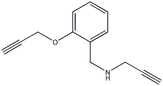  prop-2-yn-1-yl({[2-(prop-2-yn-1-yloxy)phenyl]methyl})amine